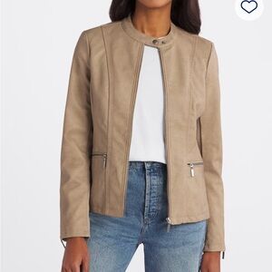 Ebele Faux Leather Jacket